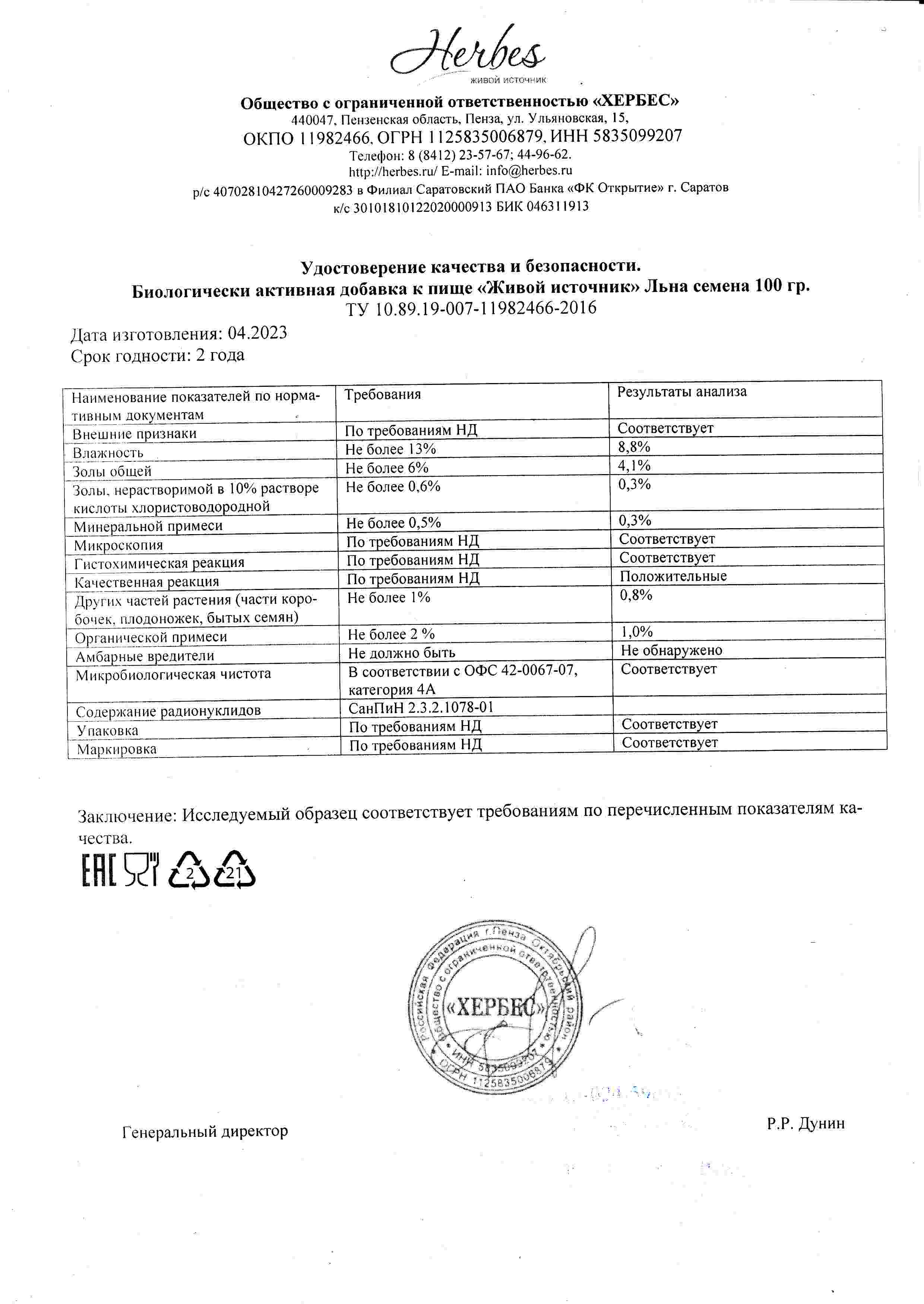 Паспорт №042023